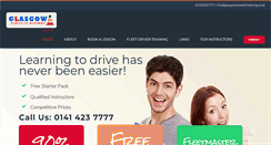 Desktop Screenshot of glasgowschoolofmotoring.co.uk