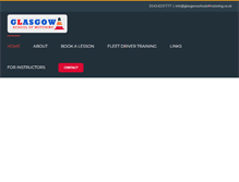 Tablet Screenshot of glasgowschoolofmotoring.co.uk